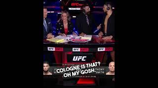 Chiesa’s first question to Walker  #UFCCharlotte