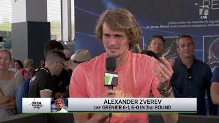 Alexander Zverev discusses his love for playing in Madrid | 2023 Madrid Third Round