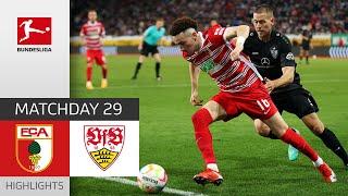 Augsburg Misses Liberation Blow | Augsburg - VfB Stuttgart | Highlights | MD 29 – Bundesliga 22/23