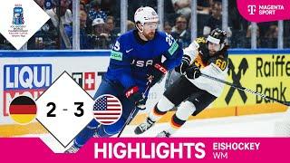 Deutschland - USA | Highlights IIHF Eishockey-WM 2023