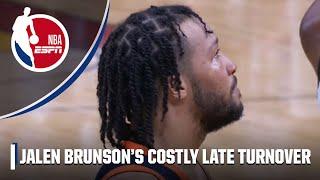 Jalen Brunson turns it over late to seal Heat’s Game 6 win vs. Knicks | NBA on ESPN