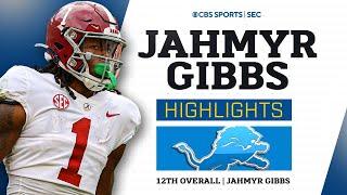 Jahmyr Gibbs: Alabama Highlights | Lions 12th Pick In The 2023 NFL Draft | CBS Sports