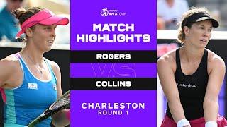 Shelby Rogers vs. Danielle Collins | 2023 Charleston Round 1 | WTA Match Highlights