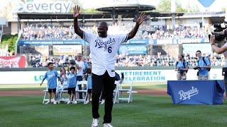 Lorenzo Cain honored by Royals in emotional pregame ceremony!