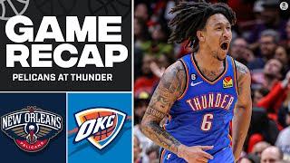 Thunder TAKE DOWN PELICANS In Play-In Game to ADVANCE TO ELIMINATION GAME [FULL RECAP] | CBS Sports