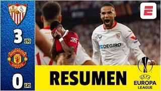 Paliza del Sevilla al Manchester United, que cometió HORRORES en defensa | Europa League
