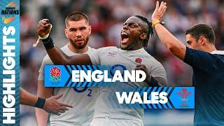 England 19-17 Wales | England Fight Back Despite Farrell Red Card | Summer Nations Series Highlights