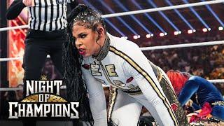 Bianca Belair dodges Asuka’s blue mist attack: WWE Night of Champions Highlights
