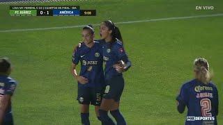 Gol de Alison González | FC Juárez 0-1 América | Liga MX Femenil | Cuartos de final Ida | 19 de mayo