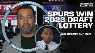 Spurs GM reacts to winning 2023 NBA Draft Lottery | NBA in Stephen A.’s World