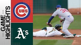 Cubs vs. A's Game Highlights (4/17/23) | MLB Highlights