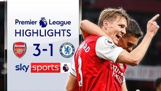 Odegaard MASTERCLASS  Dominant Arsenal return to top of PL! | Arsenal 3-1 Chelsea | EPL Highlights