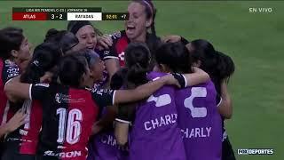 Gol de Alejandra Lomelí | Atlas 3-2 Monterrey | FOX Liga MX | Jornada 16 | 5 de mayo