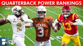 College Football Quarterback Power Rankings After Week 1 Ft. Shedeur Sanders & Quinn Ewers