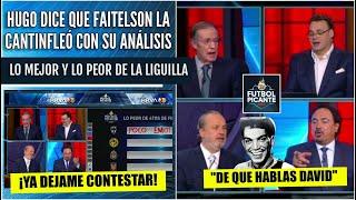 LIGUILLA Hugo le dice CANTINFLAS a Faitelson por su opinión de los cuartos de final | Futbol Picante