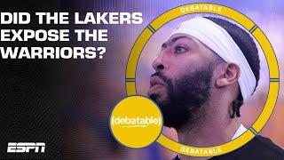 Did Anthony Davis & the Lakers expose the Warriors biggest weakness? | (debatable)