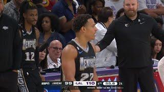 Desmond Bane T'd up while protesting no-call for Ja Morant | NBA on ESPN