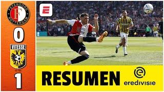 Santiago Giménez buscó incansablemente pero no logró anotar en derrota del Feyenoord | Eredivisie