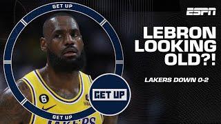 LeBron looks OLD?!  Takeaways from the Lakers losing Game 2️⃣ vs. the Nuggets | Get Up