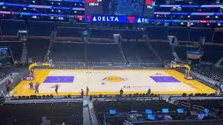 Watch an incredible timelapse of LA Clippers  Los Angeles Lakers court in 30 seconds! | NBA on ESPN