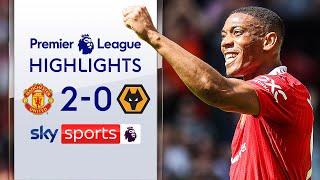 Martial & Garnacho move Man United CLOSER to top four |  Man United 2-0 Wolves | PL Highlights