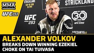 Alexander Volkov Breaks Down Winning Ezekiel Choke on Tai Tuivasa | UFC 293 | MMA Fighting