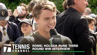 Holger Rune Excited to Be Part of New Big Three | 2023 Rome Third Round