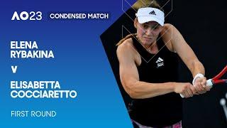 Elena Rybakina v Elisabetta Cocciaretto Condensed Match | Australian Open 2023 First Round