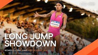 Dale  upstages Olympic finalists in long jump | Continental Tour Gold 2023