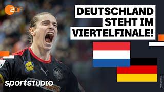 Niederlande – Deutschland Highlights | Handball-WM 2023 | sportstudio