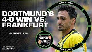 Why Borussia Dortmund’s 4-0 win vs. Eintracht Frankfurt was a ‘trapped game' | ESPN FC