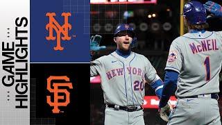 Mets vs. Giants Game Highlights (4/21/23) | MLB Highlights