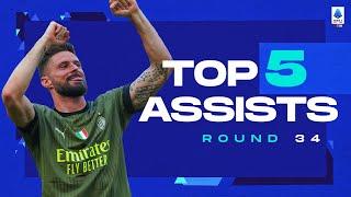 Giroud turns provider | Top Assists | Round 34 | Serie A 2022/23