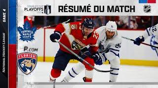 Faits saillants, match no 4 Maple Leafs vs Panthers