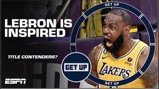 Last Dance Opportunity?!  LeBron James is INSPIRED by the young Lakers core! | Get Up