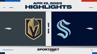 NHL Highlights | Golden Knights vs. Kraken - April 13, 2023