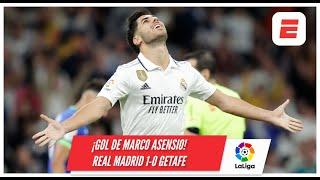GOL DEL REAL MADRID Asensio pone arriba a los merengues ante Getafe con su sello | La Liga