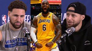 "This Series Against The Lakers Is Going To Be Epic" - Warriors Talk Matchup With LeBron & Lakers!