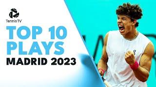 Shelton Magic & Alcaraz Brilliance | Top 10 Plays Madrid 2023