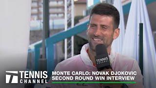 Novak Djokovic Discusses Playing New Opponent For First Time | 2023 Monte Carlo Second Round
