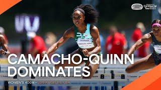 The Olympic champion rules the 100m hurdles | Continental Tour Gold 2023