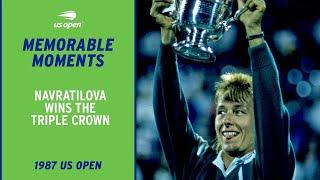 Martina Navratilova Wins Singles, Women's Doubles and Mixed Doubles Titles in Same Year!