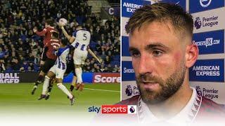 Luke Shaw owns up to his 'mistake' for Brighton's late penalty