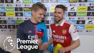Martin Odegaard, Jorginho on Arsenal's scrappy win | Premier League | NBC Sports