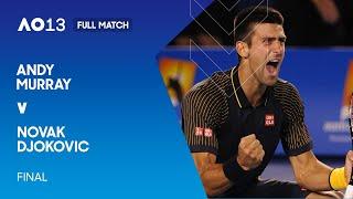 Novak Djokovic v Andy Murray Full Match | Australian Open 2013 Final