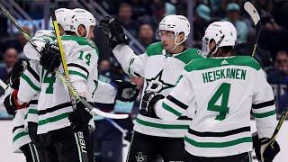 Benn's short side snipe has the Stars up in Game 4!