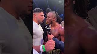 TOMMY FURY SHOVES KSI AFTER TRADING HEATED WORDS!