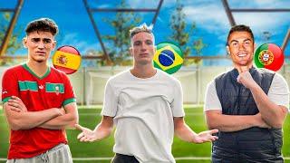 JOGUEI CONTRA UM YOUTUBER PORTUGUÊS E UM ESPANHOL!! (Brasil vs Espanha vs Portugal!)