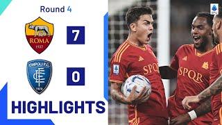 Roma-Empoli 7-0 | Roma Giallorossi cruise to massive win: Goals & Highlights | Serie A 2023/24