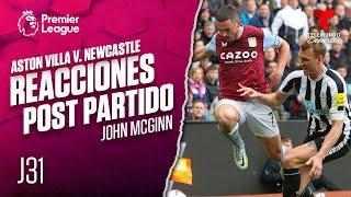 John McGinn tras la gran victoria de Aston Villa: "Una gran actuación" | Telemundo Deportes